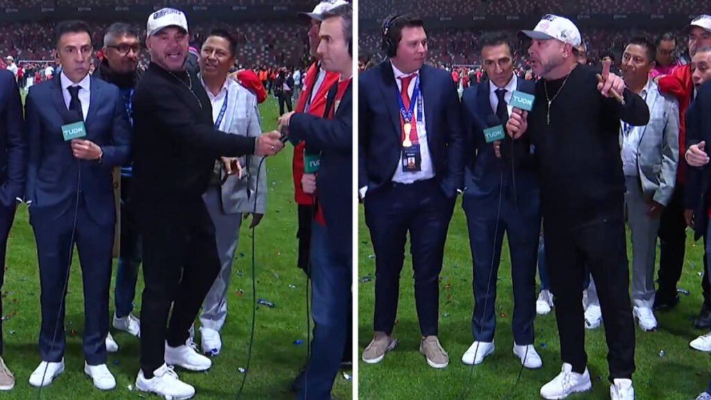 El contundente reclamo del 'Turco' Mohamed a un periodista tras conquistar la Liga MX: "¡La chinga a tu madre!"