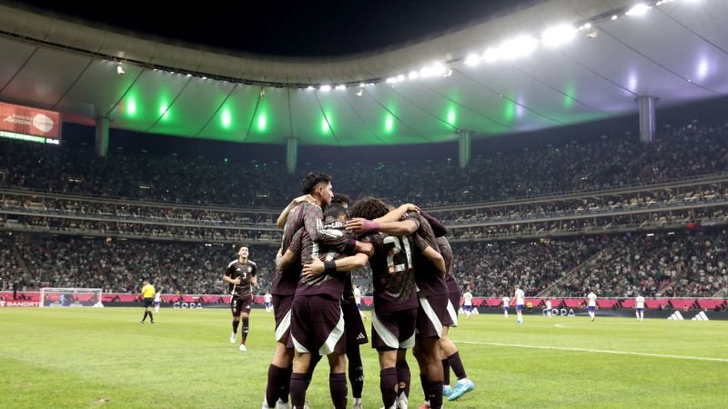 México rompe su mala racha y se lleva el triunfo ante Estados Unidos en Guadalajara