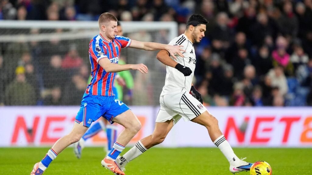 Raúl Jiménez y Fulham comienzan el 2026 con un empate emocionante contra Crystal Palace
