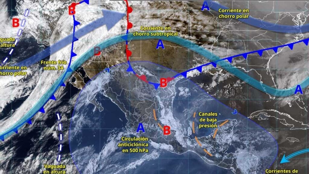 Clima en México para el 12 de febrero de 2026: El frente frío 34 traerá nevadas y lluvias