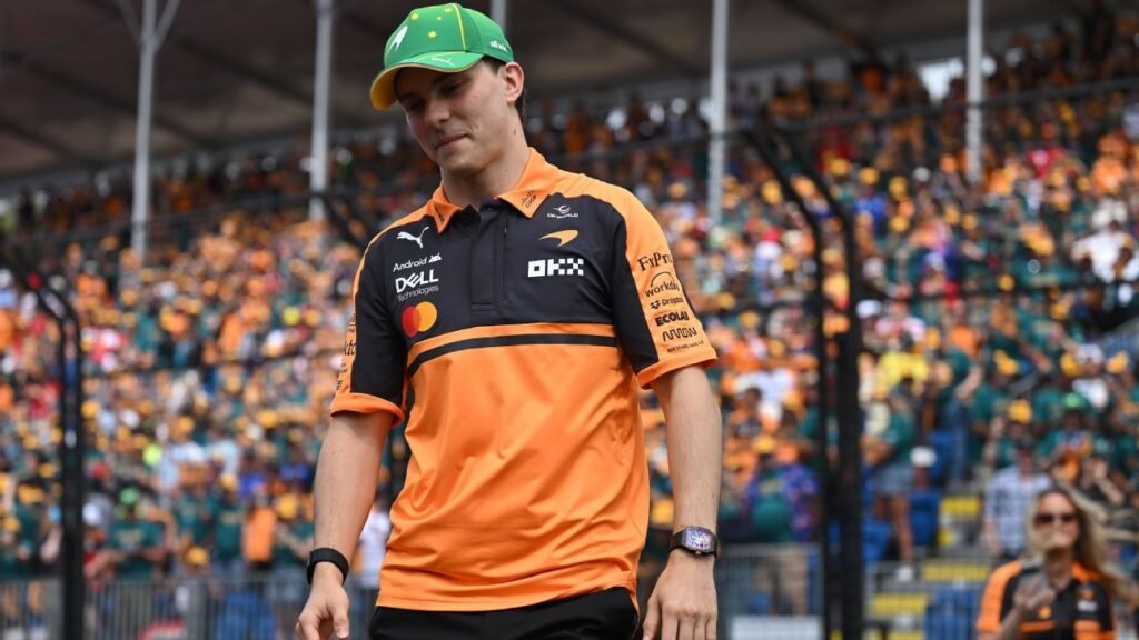 Oscar Piastri sufre un accidente en la vuelta de instalación en Australia
