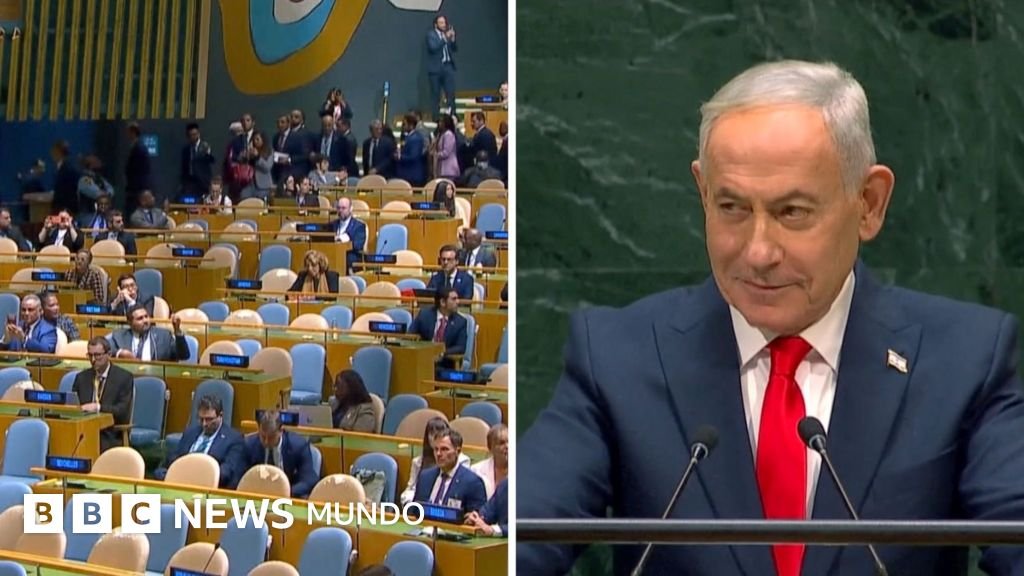 Delegados de la ONU abandonan la Asamblea General en pleno discurso de Netanyahu