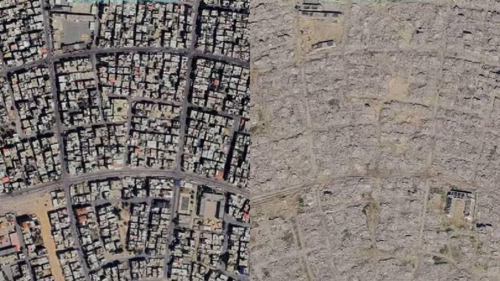 Imágenes de Google Earth revelan la devastación en Gaza a causa del conflicto con Israel
