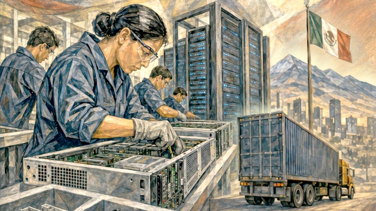 México: el nuevo líder en exportación de servidores para IA, superando a la industria automotriz